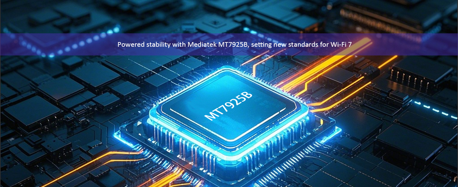 GLOTRENDS BE6500 WiFi 7 PCIe Card for AMD/Intel Desktop PC