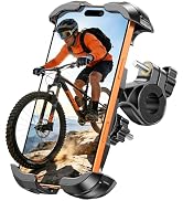 Zewdov Bike Phone Mount [Secure Grip][Anti-Drop], Upgrade Bike Phone Holder [1s Stable Lock], 360...