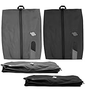 2 Pack Vacuum Seal Bags for Travel, MVRPOWER Waterproof Compression Storage Bags with See-Through...