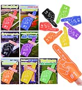 Valentines Day Foam Fingers with Cards for Kids School