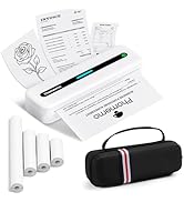 Phomemo Inkless Portable Printer, Portable Printers Wireless for Travel, M832 Bluetooth Thermal M...
