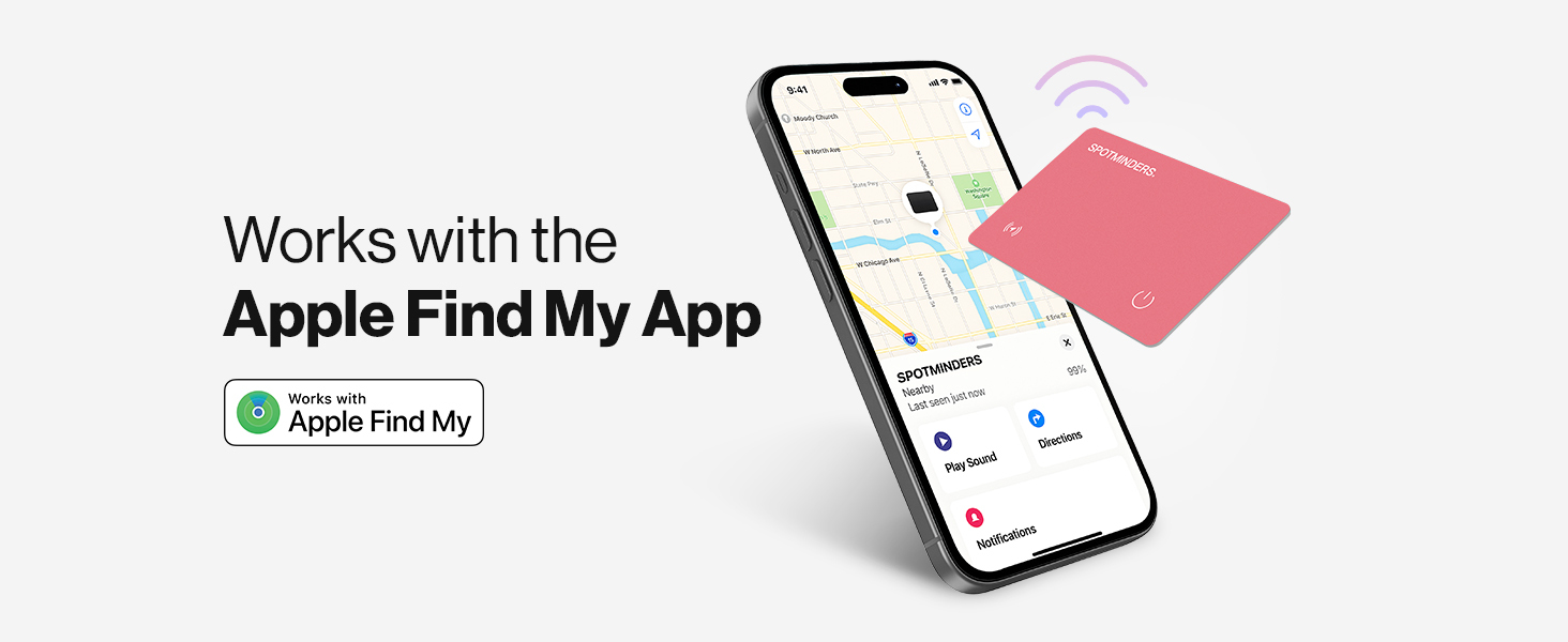 Works with the Apple Find My app