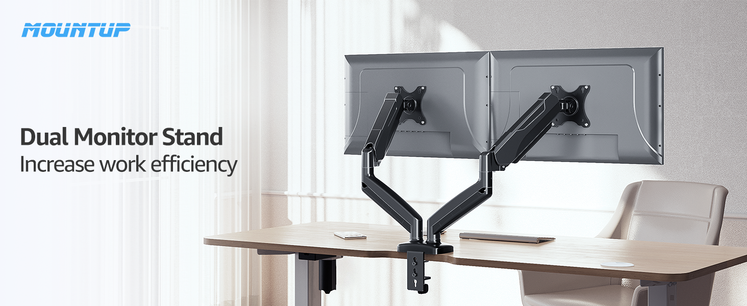 dual monitor mount