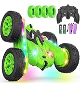 Terucle Remote Control Car, Rc Cars Stunt RC Car Toys New Upgraded Strip Lights and Headlights Ca...