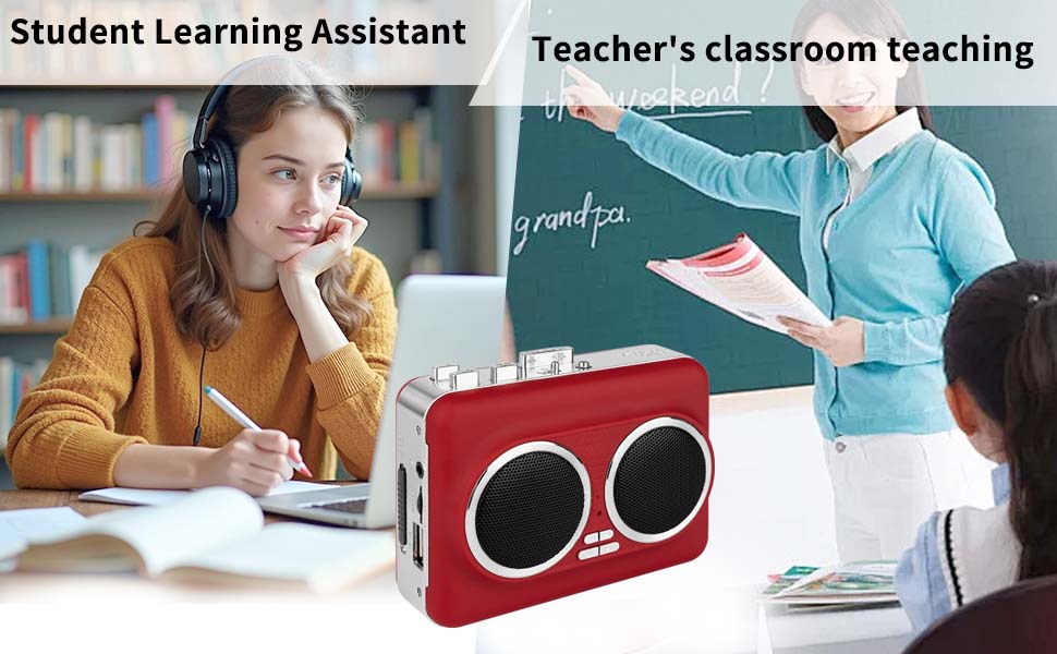 Dual Speaker Pure Stereo &amp;amp;amp;Auto Reverse Cassette Player