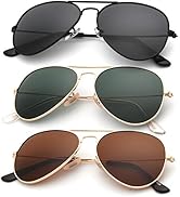 KALIYADI Classic Aviator Sunglasses for Men Women Driving Sun glasses Polarized Lens UV Blocking