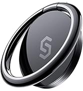 Syncwire Cell Phone Ring Holder Stand, 360 Degree Rotation Finger Ring Kickstand with Polished Me...