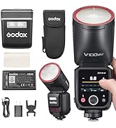 Godox V100-C USA Version Flash for Canon, V100-CU Touchscreen Speedlite with 100Ws Maximum Output...