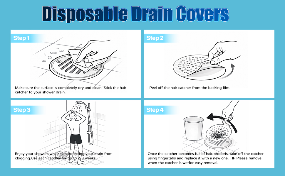 hair catcher shower drain