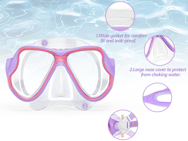 kids goggles with speed click
