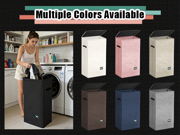 WTREE 100L Laundry Hamper with Lid