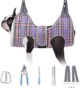 BEAUTYZOO Dog Grooming Hammock for Small Dogs Cat- Dog Sling for Nail Trimming/Clipping- Dogs Han...