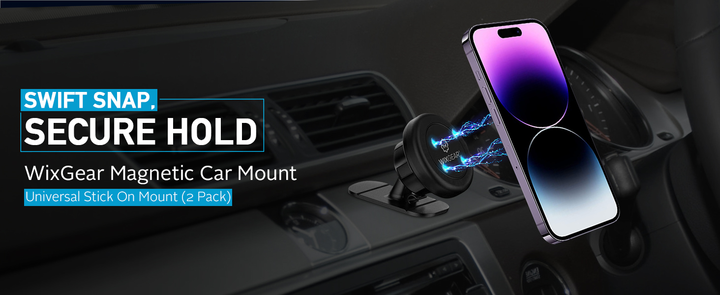 B0773F8S74 WixGear Magnetic Car Mount