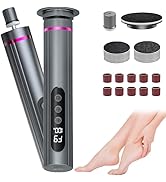 Ideal Swan 2 in 1 Callus Remover for feet, Professional Foot File Pedicure Tools, Gray 9 Adjustab...
