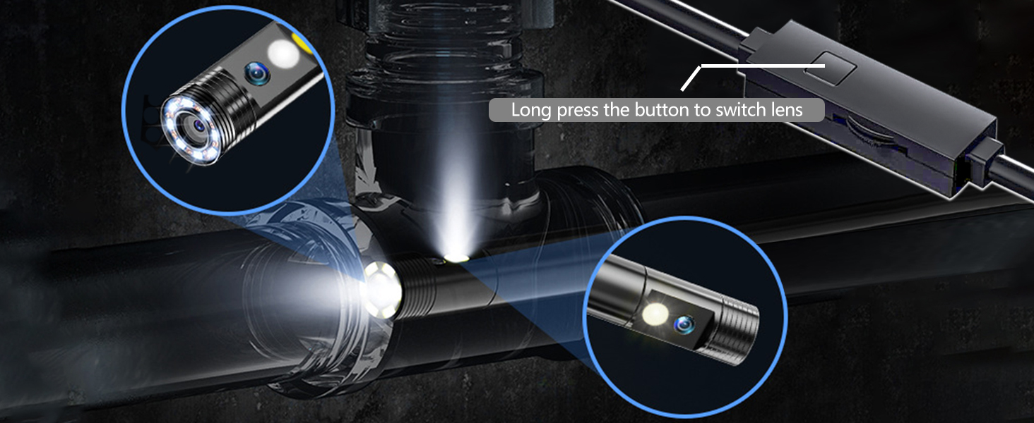 endoscope camera with light