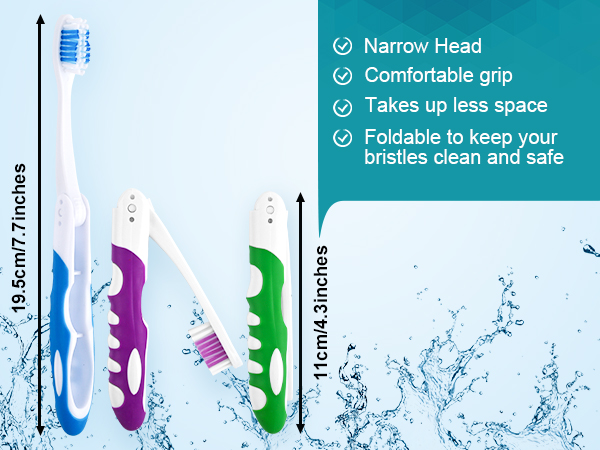 fold toothbrush