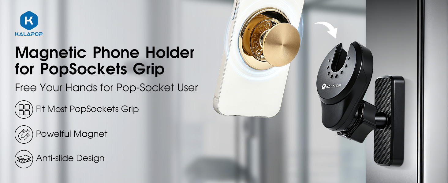 Magnetic Phone Mount For Popsockets grip