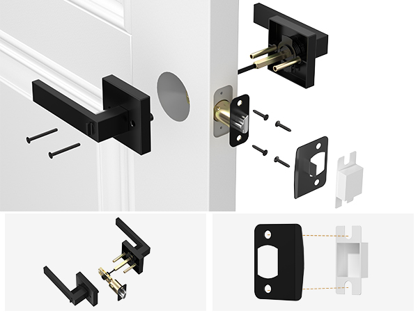 door handles with lock