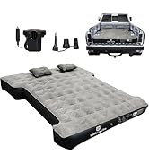 Umbrauto Air Mattress for 6-6.5 ft Full-Size Short Beds, Inflatable Truck Tent Airbed with Pump, ...