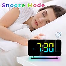 alarm clock with SNOOZE Mode