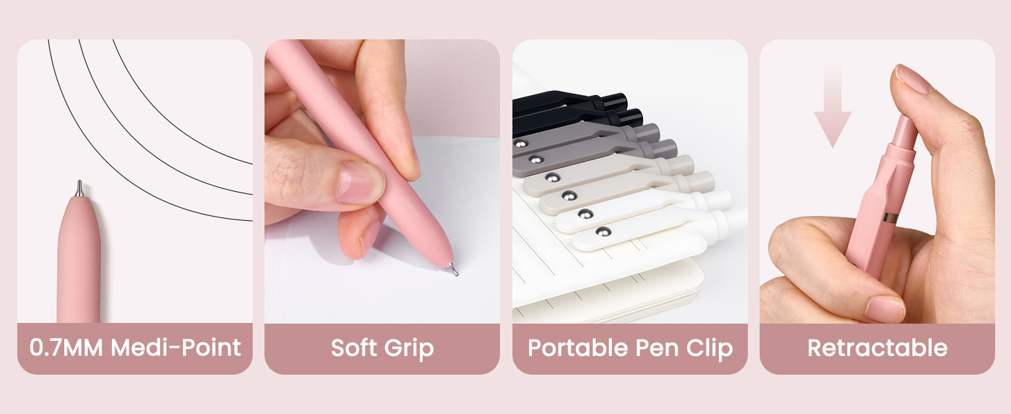 black pens