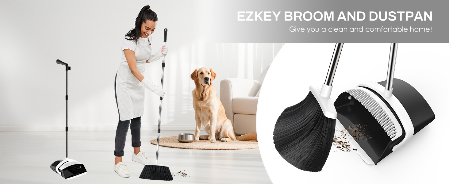 Broom and Dustpan Set