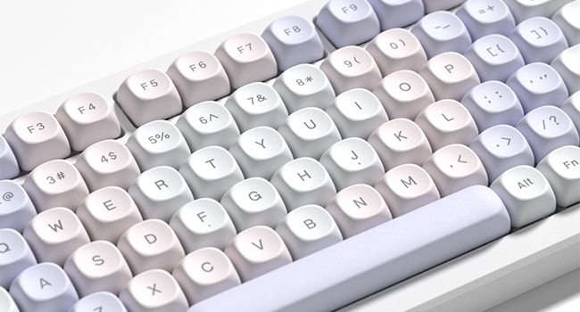 Womier PBT Keycaps Set, Dream Cute Keycaps MOA Profile Mechanical Keyboard Caps, Custom Key cap