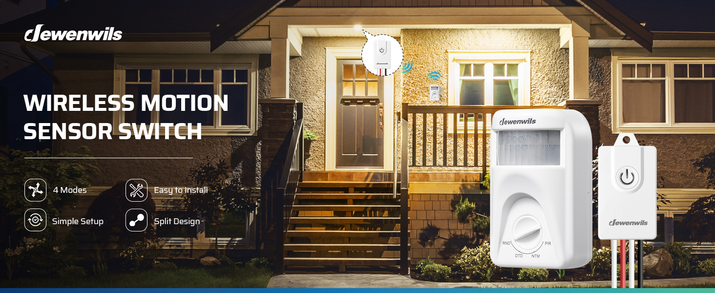 Wireless Light Switch Motion Sensor