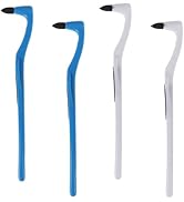 4-Pack Dental Tooth Stain Removers, Ergonomic Handle Design, Effective Plaque and Tartar Cleaning...