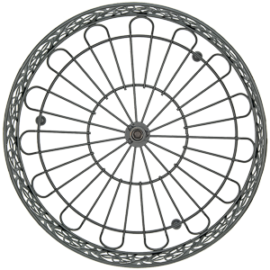 Southern Homewares Countertop Ornate Black Two Tiered Fruit Basket 