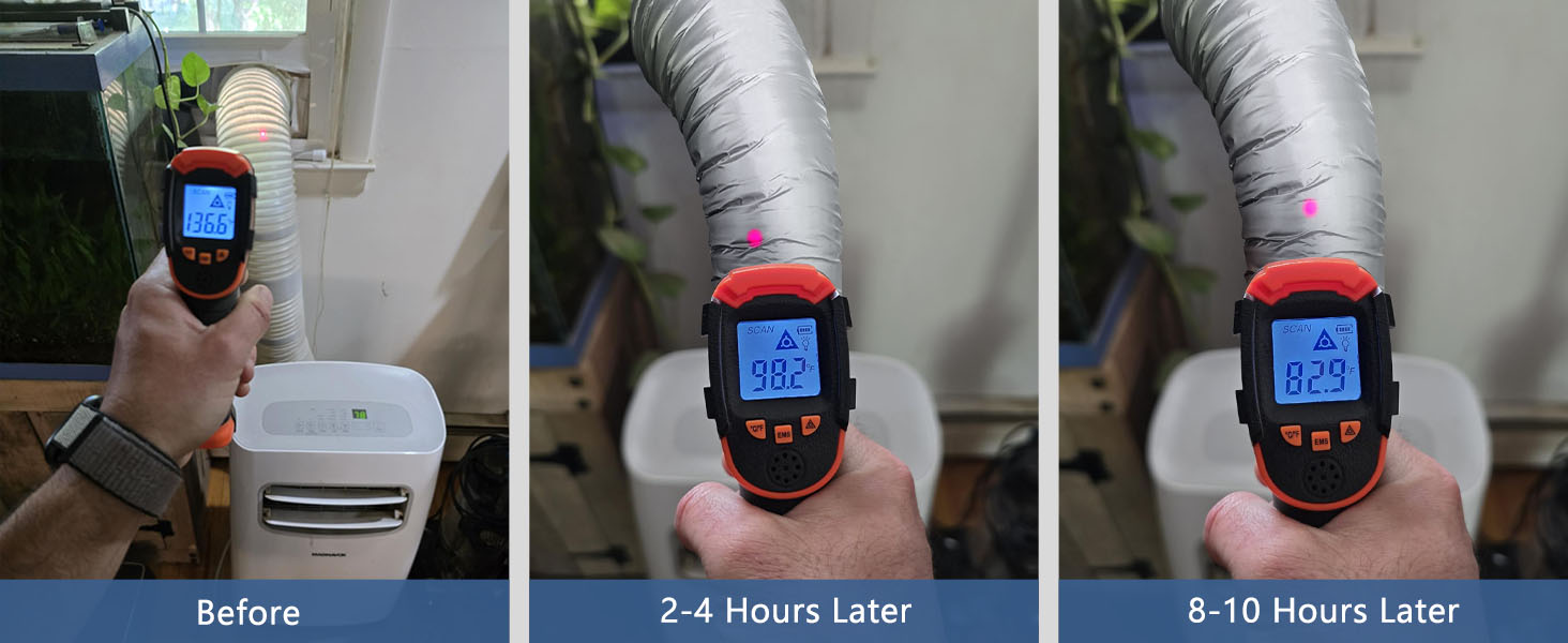 portable AC exhaust pipe insulator sleeve
