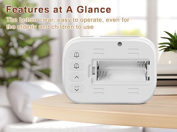 battery alarm clock