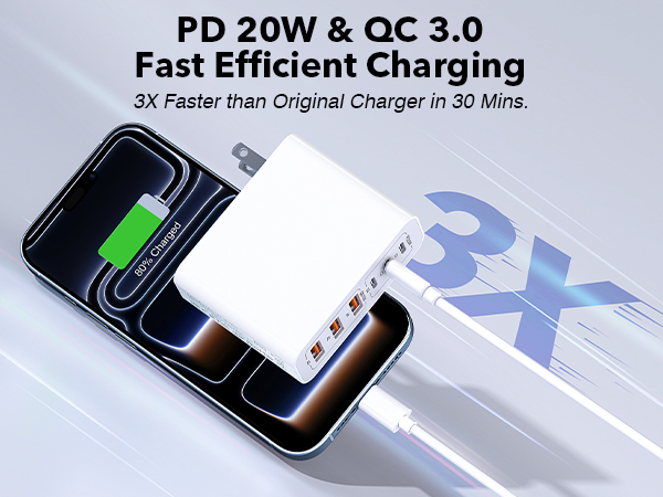 usb charger block multiple ports