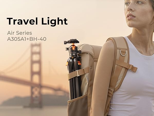K&amp;F CONCEPT 63" Aluminum Compact Camera Tripod
