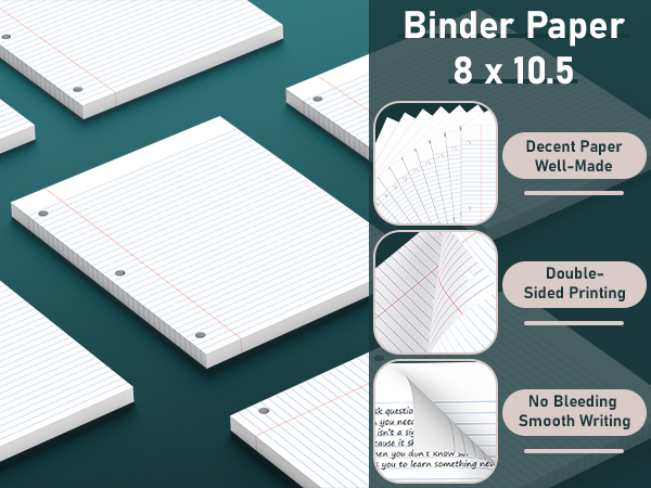 3-Hole Punched Lined Pads