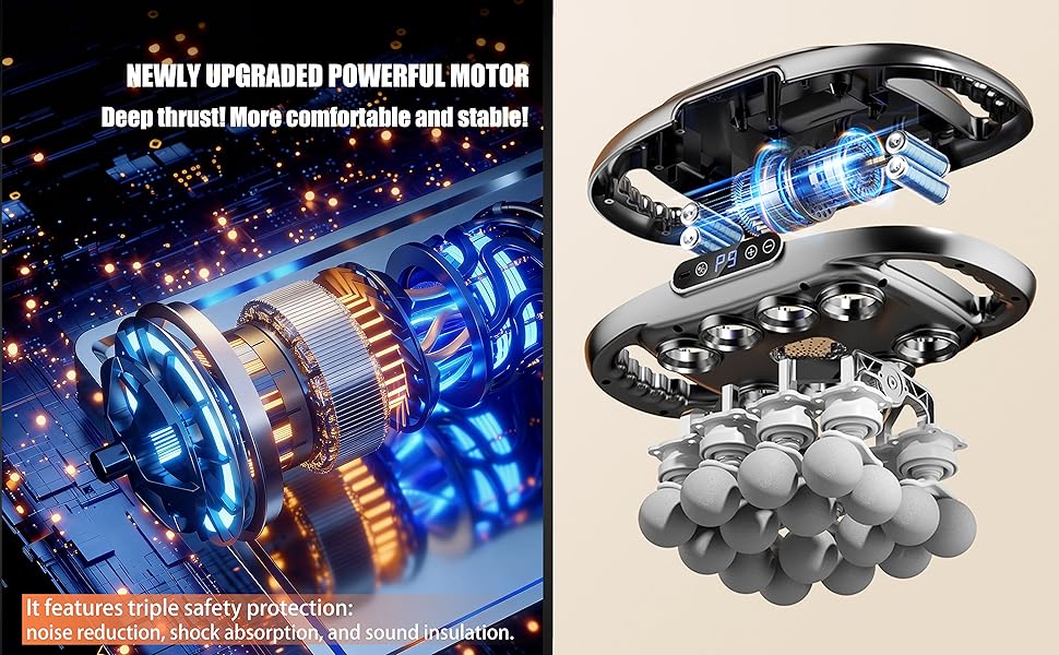 NEWLY UPGRADED POWERFUL MOTOR, More comfortable and stable!