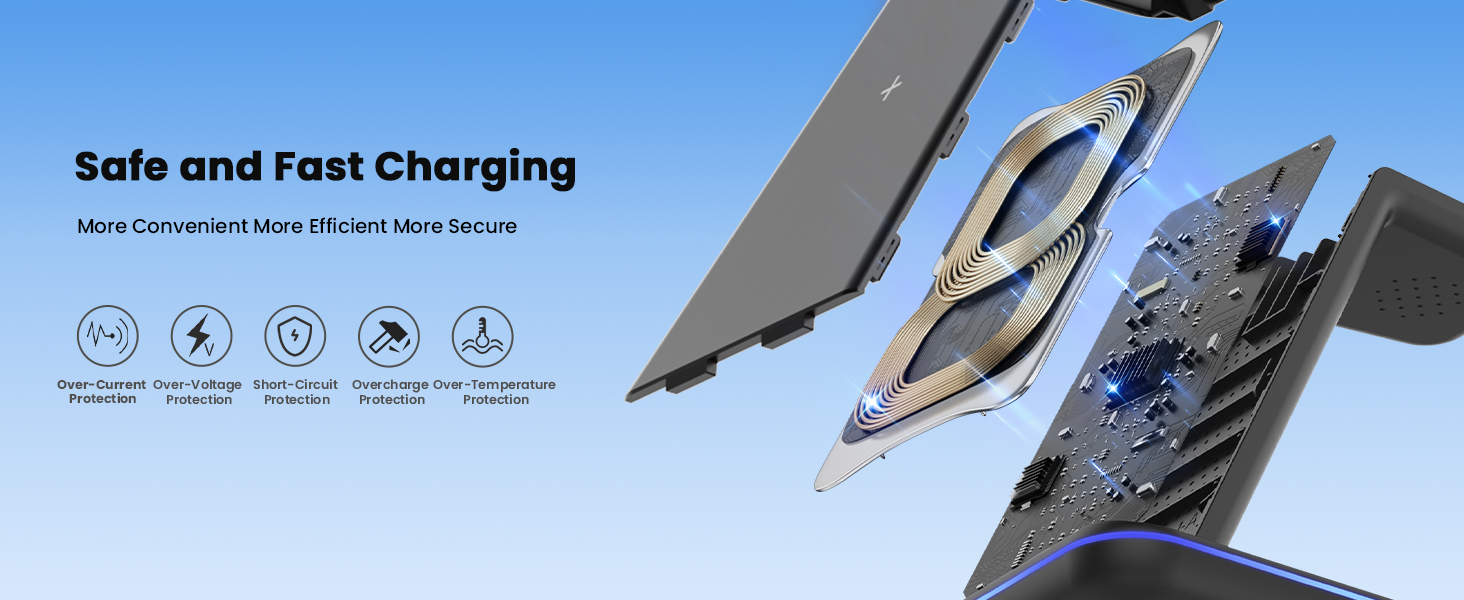 3 in 1 Wireless Charging Station for iPhone