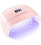 LadyMisty UV Nail Lamp - Fast Drying, UV Light for Gel Nails with 30 Dual Lamp Beads, 4 Timer, LC...
