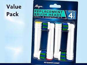 angled toothbrush heads
