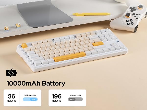 AK870 V2 White Yellow