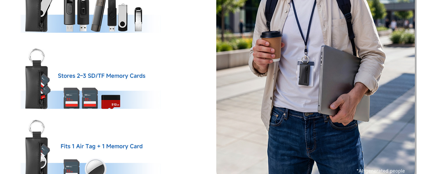 memory card case holder