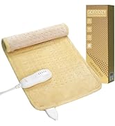 GOTCOZY Heating Pad for Back Pain Relief &amp; Cramps,Electric Heating Pads for Neck and Shoulders wi...