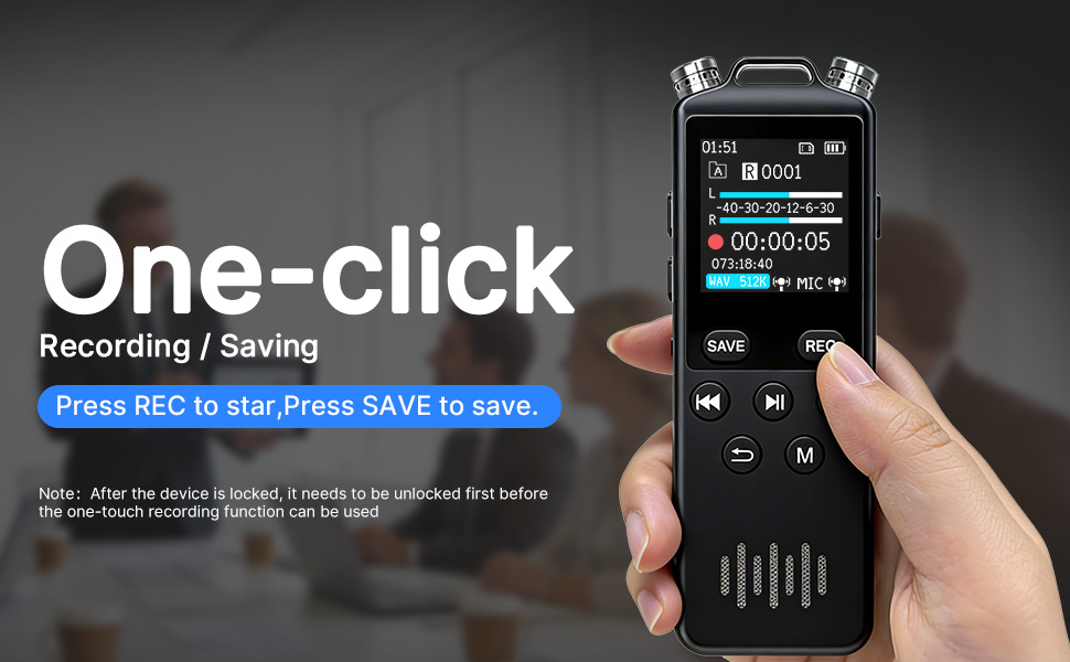 voice recorder with playback