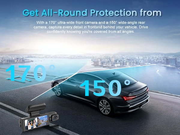 dash cam front and inside