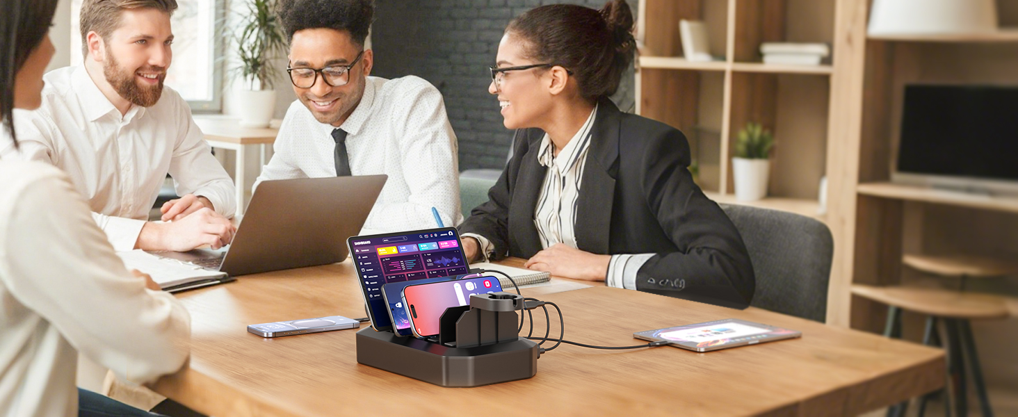 charging station for multiple devices Apple iPhone watch stand usb charging station android