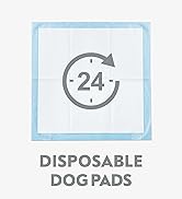 Paw Inspired Heavy Duty 24hr Protection Large Adhesive Puppy Pads | Extra Thick, Super Absorbent ...