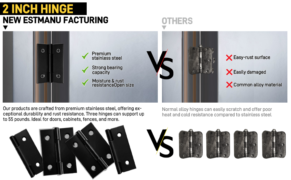 stainless steel hinges