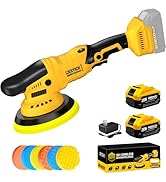 20V Cordless Buffer Polisher with 2x4000mAh Battery&amp;Quick Charger 
