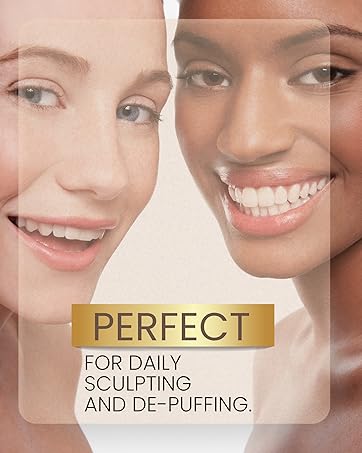 Lymphatic Contour Face Brush, Facial Brush for Lymphatic Drainage, Dry Lymphatic Massage Brush