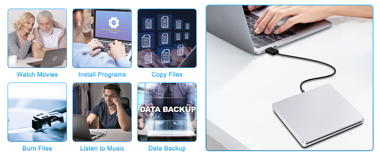 cd dvd external drive for laptop cd reader mac dvd drive usb external disc drive laptop disk reader